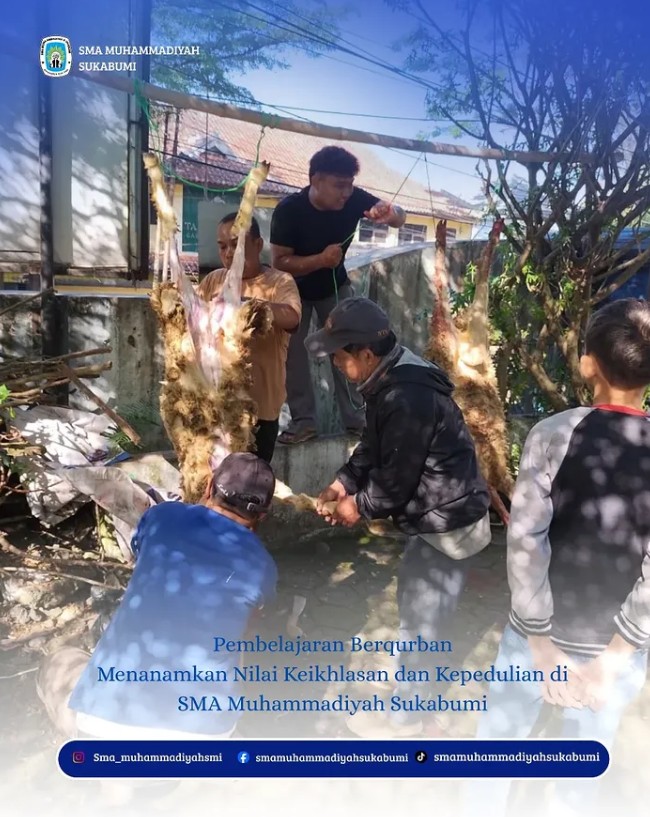 Pembelajaran Berqurban Menanamkan Nilai Keikhlasan dan Kepedulian di SMA Muhammadiyah Sukabumi